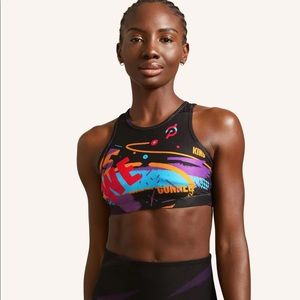 NEW Peloton x Hust Wilson High Neck Bra size large
